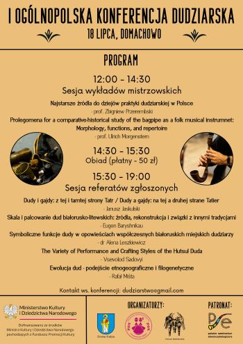Program I Ogólnopolskiej Konferencji Dudziarskiej